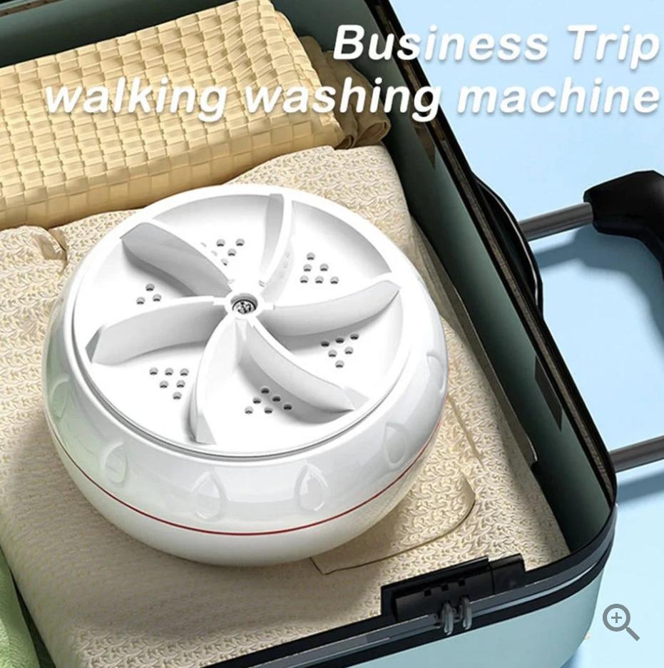Mini Washing Machine Portable Ultrasonic Turbine Washer