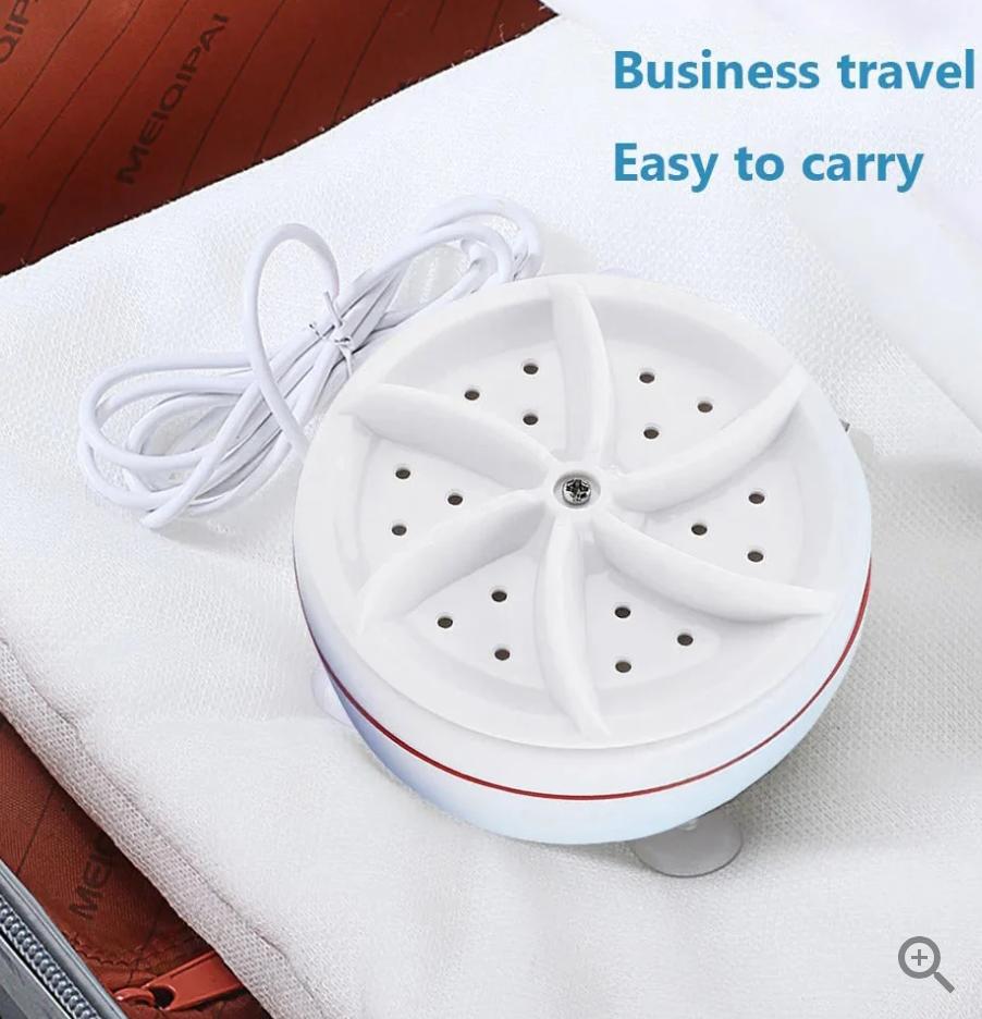 Mini Washing Machine Portable Ultrasonic Turbine Washer