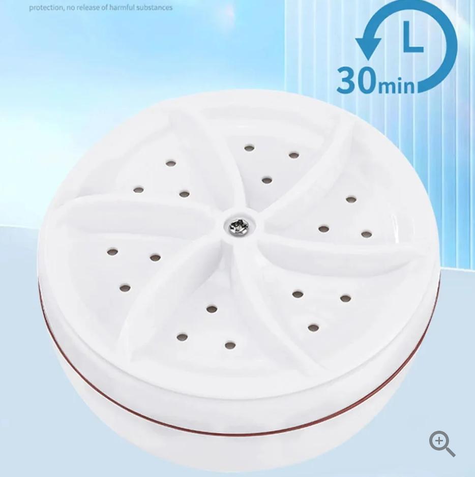 Mini Washing Machine Portable Ultrasonic Turbine Washer