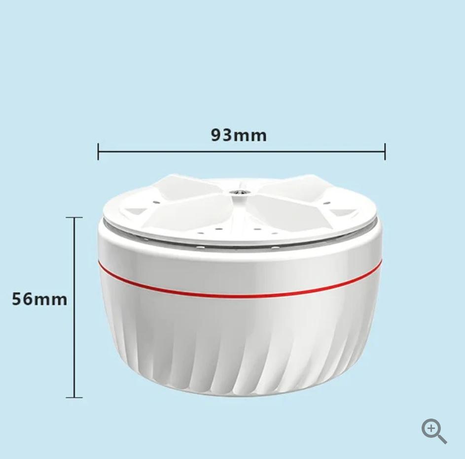 Mini Washing Machine Portable Ultrasonic Turbine Washer