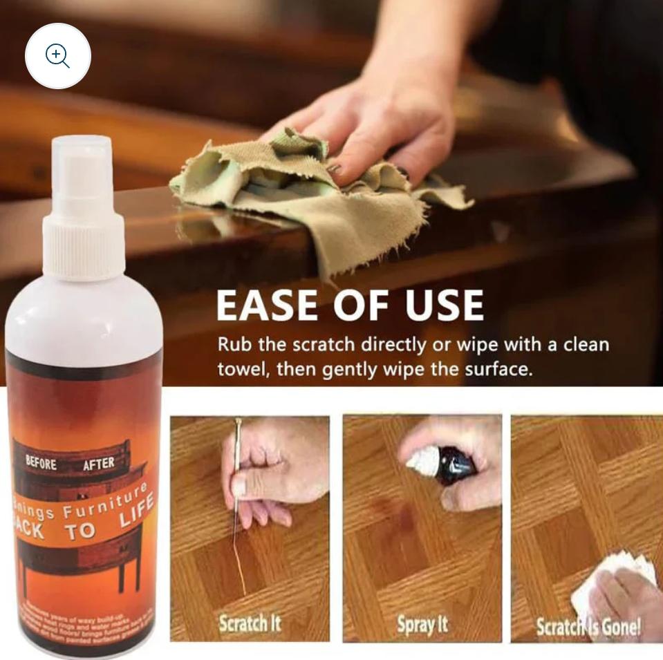 Furniture Scratch Repair Wax Polish Spray