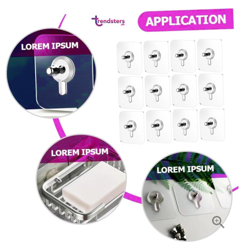 Punch-Free Screw Stickers
