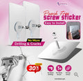 Punch-Free Screw Stickers
