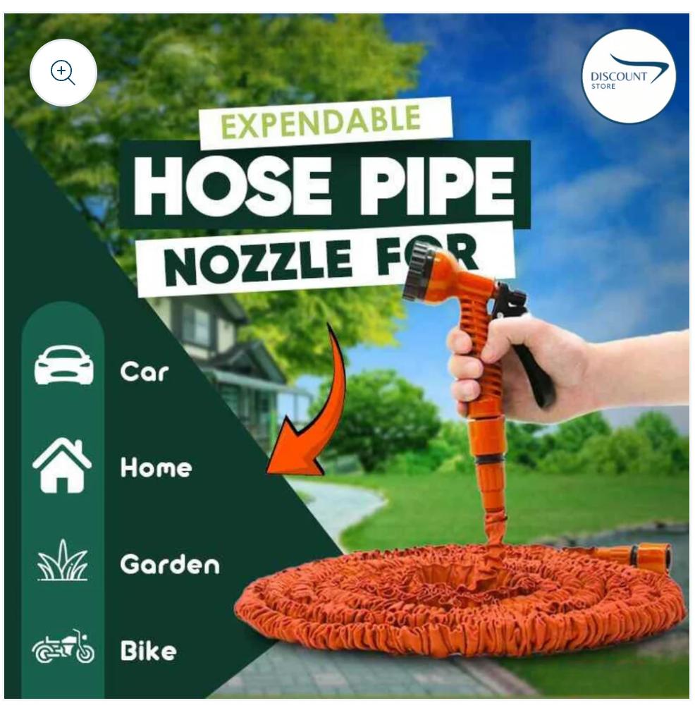 Expandable Hose Pipe Nozzle - (100 FT)