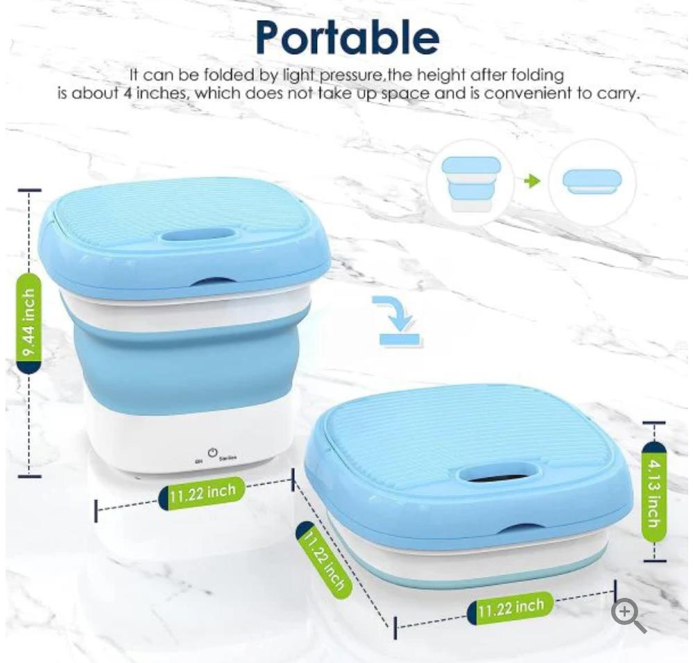 Semi-automatic Mini Folding Washing Machine