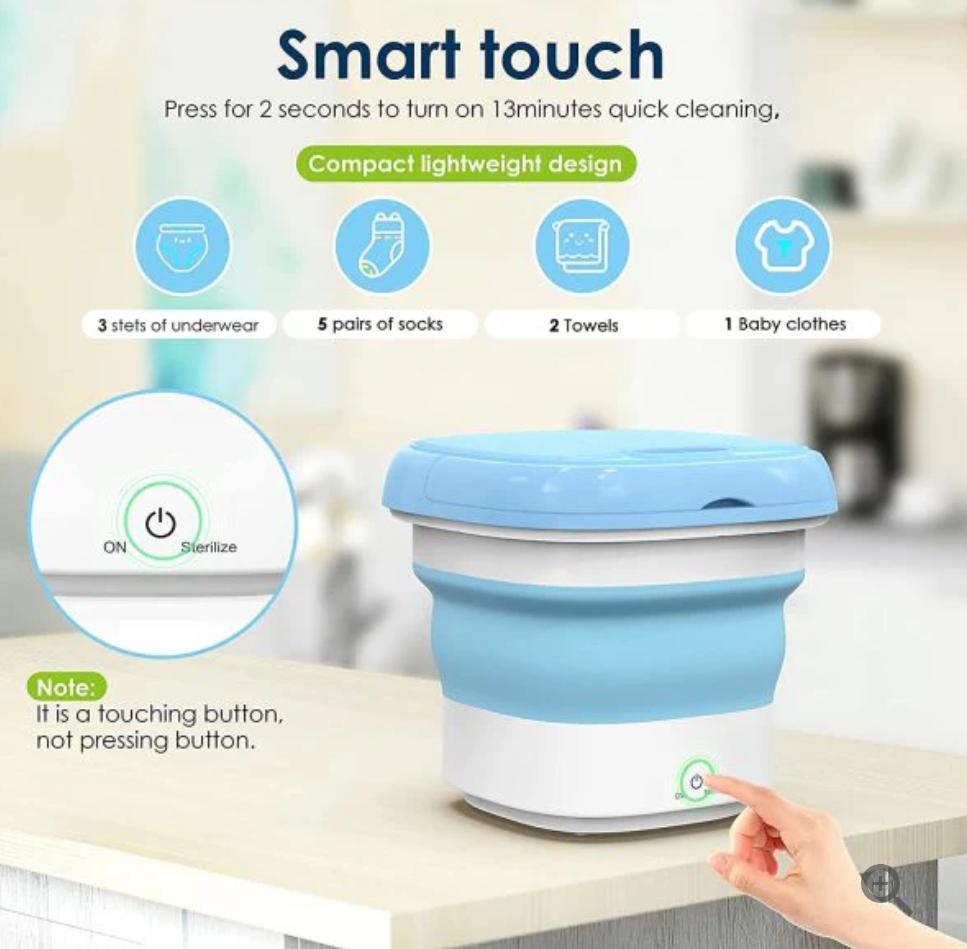 Semi-automatic Mini Folding Washing Machine