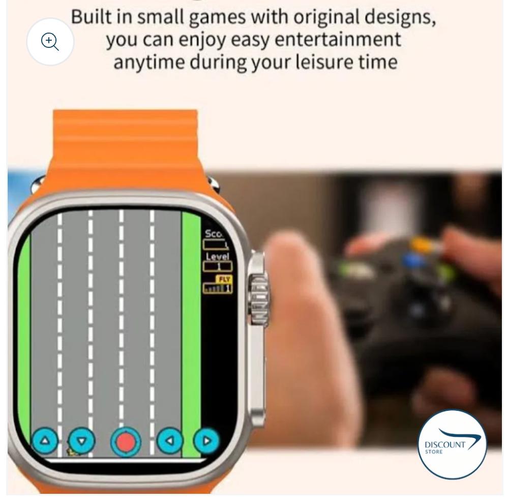 I20 Ultra Watch Max Suit Smart Watch + Earbuds (10 in 1 Set)